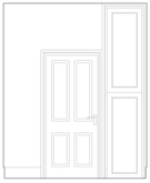 Door cross-section Door cross-section